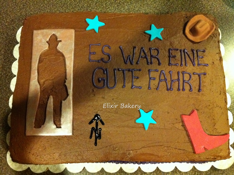 Fort Worth Going Away Cake