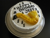 8 Inch Cake w/Fondant Saxaphone