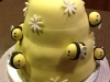 Bee Gender Reveal Cake