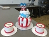 Thing 1 and Thing 2 Cake